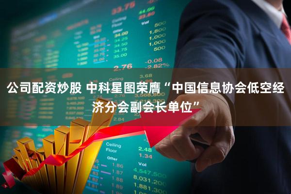 公司配资炒股 中科星图荣膺“中国信息协会低空经济分会副会长单位”